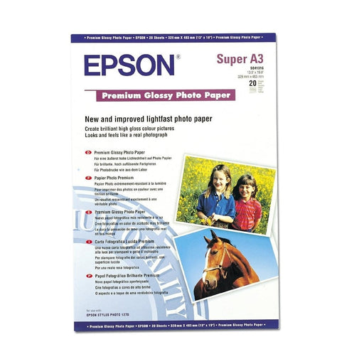 Хартия Epson Premium Glossy Photo Paper DIN A3+ 255g/m2 20