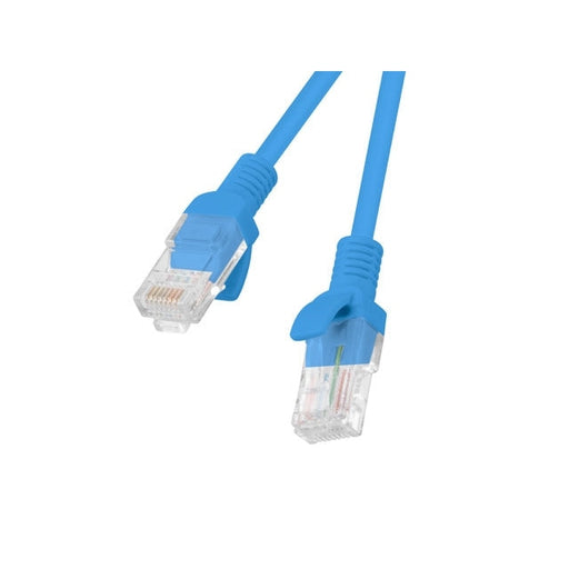 Кабел Lanberg patch cord CAT.5E 0.5m blue