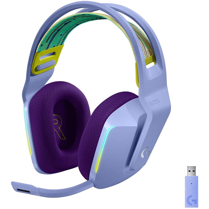 Слушалки Logitech G733 Wireless Headset Lightsync RGB