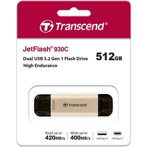 Памет Transcend 512GB USB3.2 Pen Drive TLC High Speed Type-C