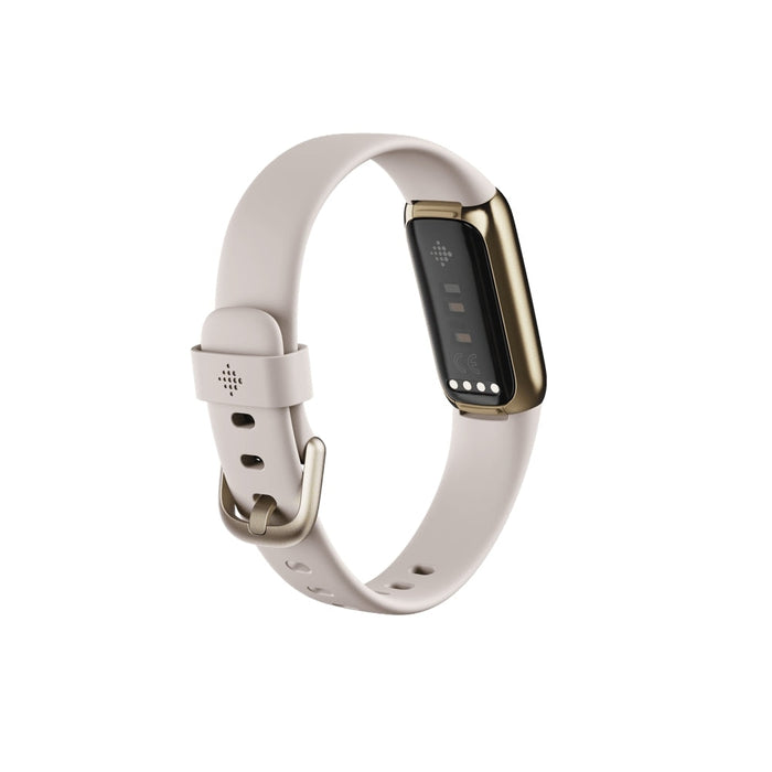 Фитнес гривна Fitbit Luxe Soft Gold White