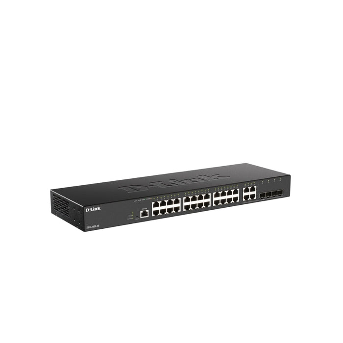 Комутатор D-Link 24-port Gigabit Managed Switch plus 4 Combo