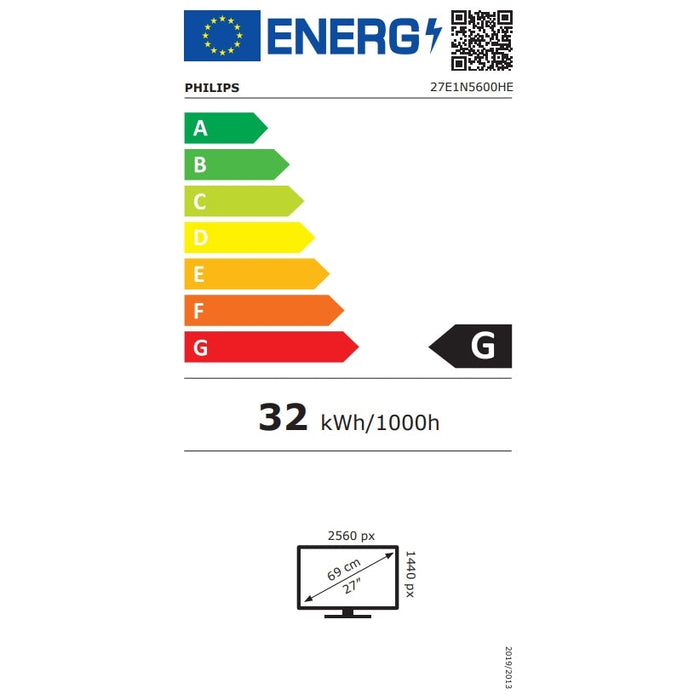 Монитор Philips 27E1N5600HE 27 IPS WLED 2560x1440@75Hz 4ms