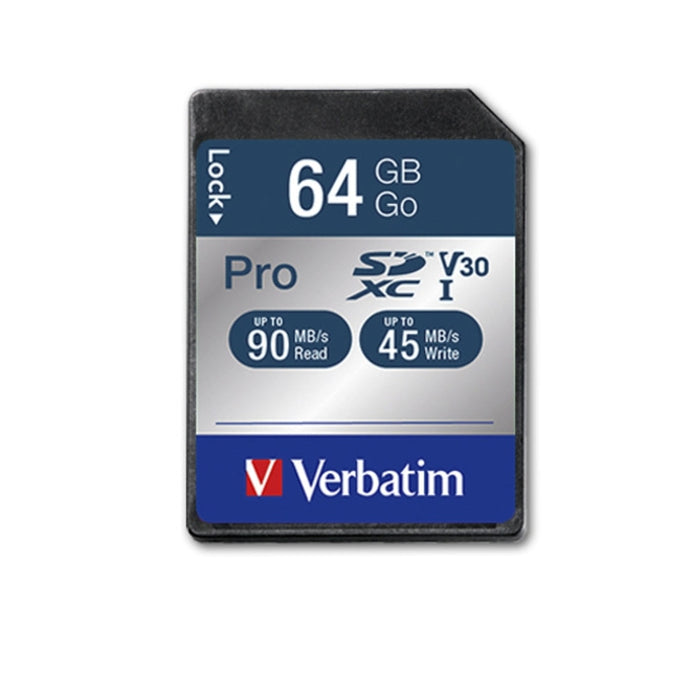 Памет Verbatim 64GB SDHC Pro Class 10 UHS-I