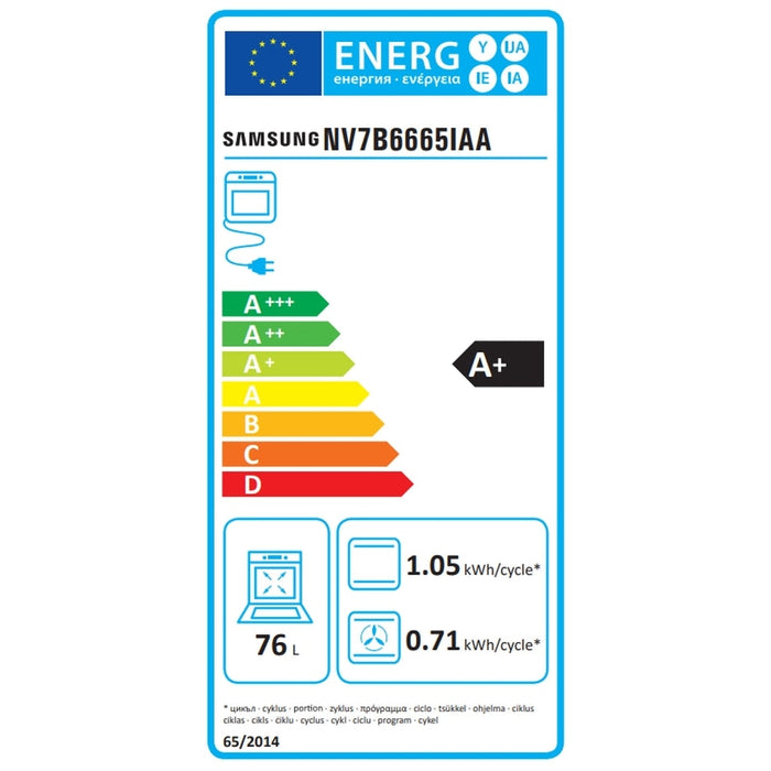 Фурна Samsung NV7B6665IAA/U2 Electric Oven with Dual Cook