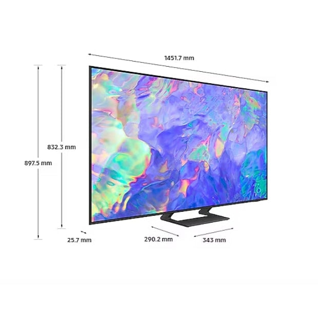 Телевизор Samsung 65 65CU8572 4K LED TV SMART 3xHDMI 2xUSB