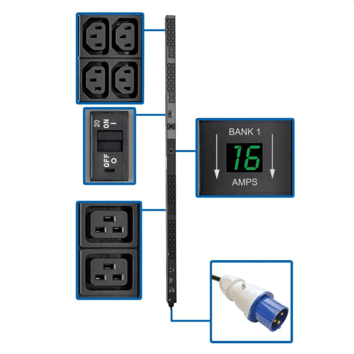 Филтър Tripp Lite by Eaton 7.7kW Single-Phase Local Metered