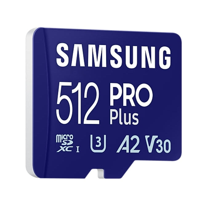 Памет Samsung 512GB micro SD Card PRO Plus with Adapter