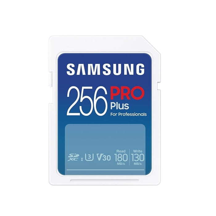 Памет Samsung 256GB SD Card PRO Plus UHS-I Read 180MB/s -