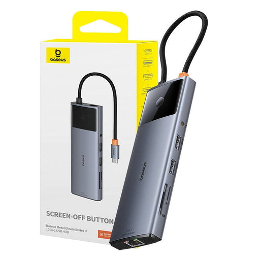 10в1 хъб Baseus Metal Gleam II Series USB-C към 1x HDMI