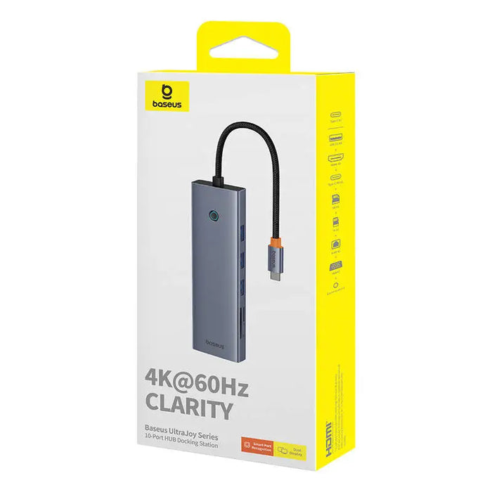 10в1 хъб Baseus UltraJoy Type-C към HDMI VGA 3xUSB