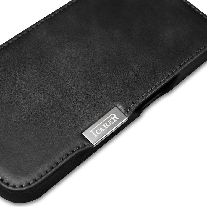 Кейс iCarer Oil Wax Premium Leather за iPhone 15 Plus