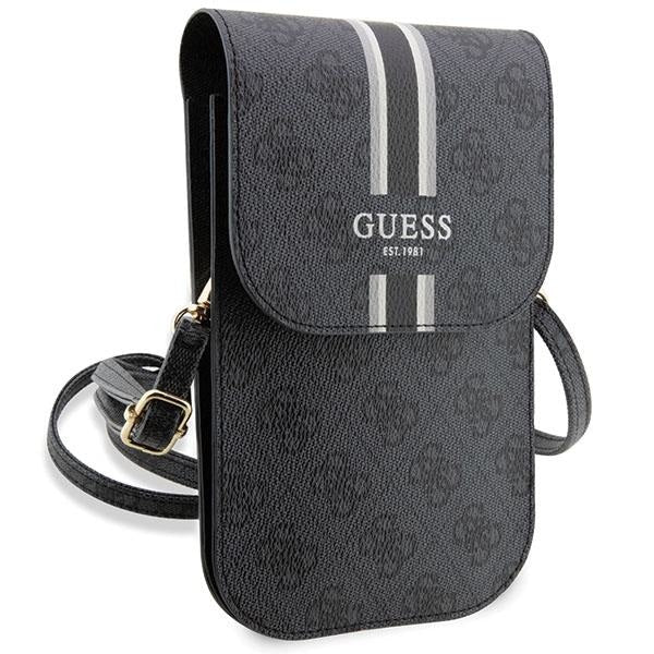 Чантичка Guess GUWBP4RPSK черна / черна 4G Stripes