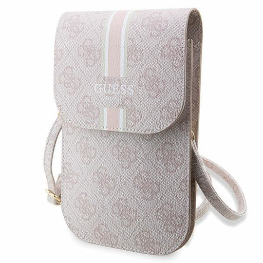 Чантичка Guess GUWBP4RPSP розова / розова 4G Stripes