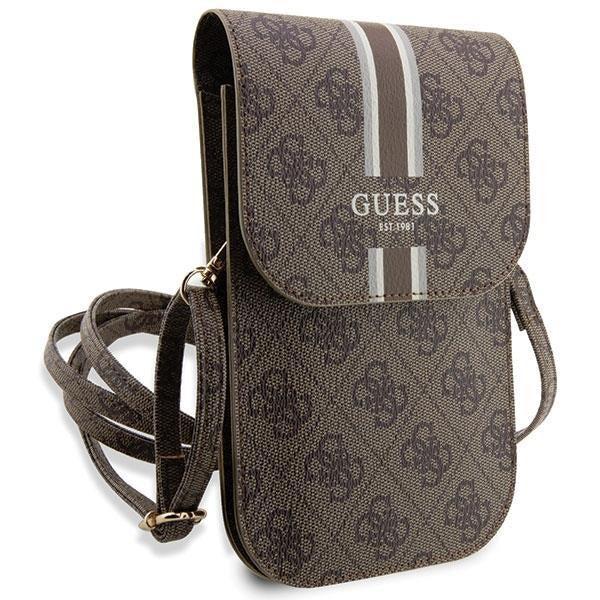 Чантичка Guess GUWBP4RPSW кафява / кафява 4G Stripes