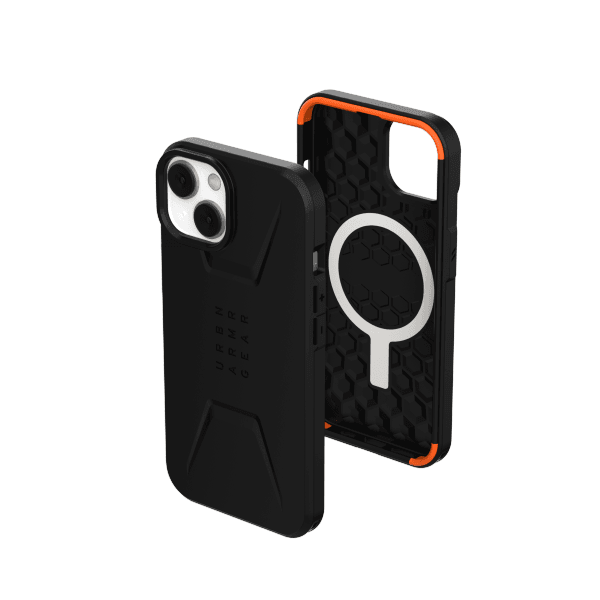 Кейс UAG Civilian за iPhone 13/14 съвместим с MagSafe черен