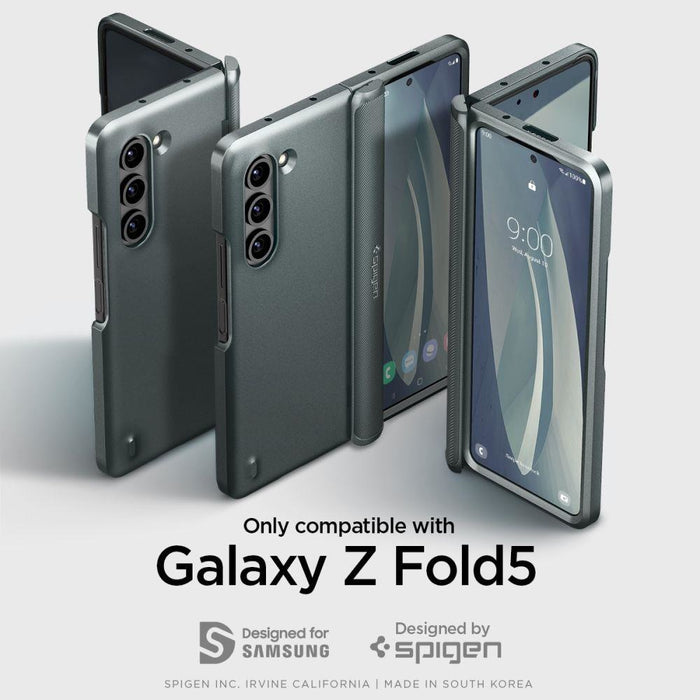 Кейс Spigen Slim Armor Pro за Samsung Galaxy Z Fold5 зелен