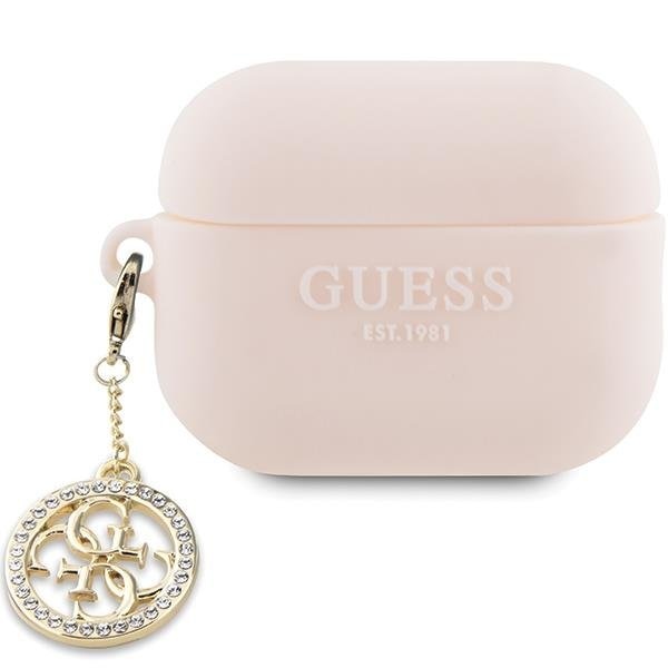 Кейс Guess GUAP23DSLGHDP за AirPods Pro 2 розов / розов 3D