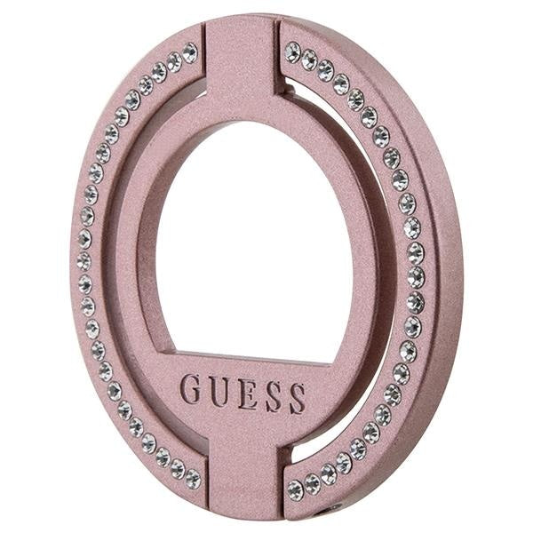 Ринг холдър Guess MagSafe GUMRSALDGP розов / розовм