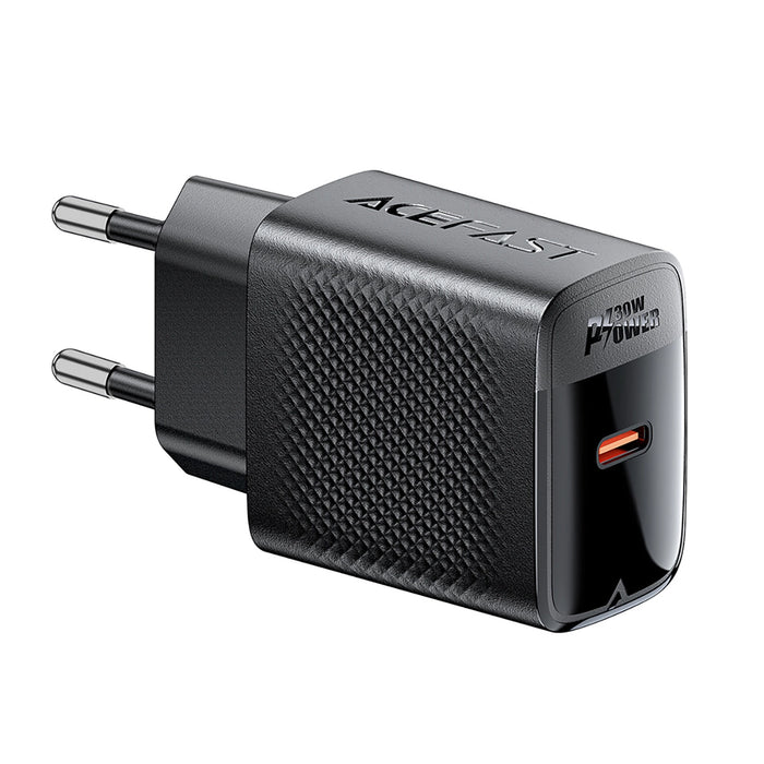 Зарядно Acefast A102, GaN, USB-C, PD, 30W, черно