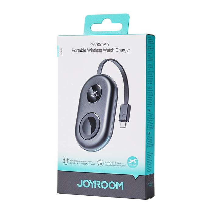 Индуктивно зарядно с кабел Joyroom JR-W09, 3W, USB-C за Apple Watch, черно