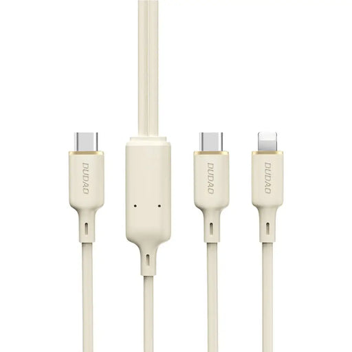 2в1 кабел Dudao L7SF USB-C към USB-C / Lightning