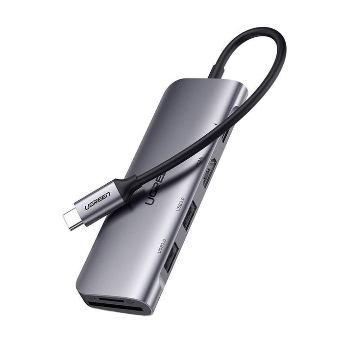 Хъб UGREEN CM195 USB-C към HDMI 2x USB-A 3.0 SD/TF PD