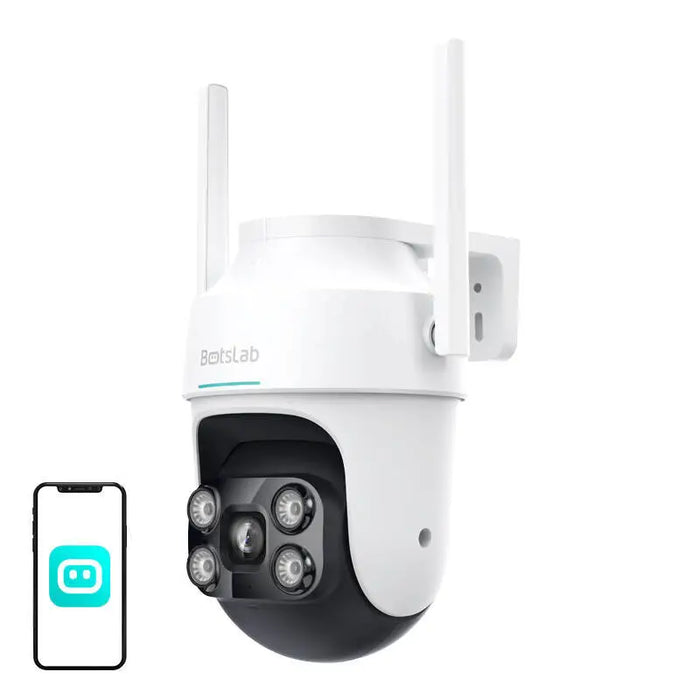 360° външна камера Botslab WiFi PT W312 4MP 5G