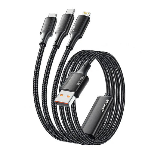 3в1 кабел USB-A Essager EXCMTL-JJ01-P