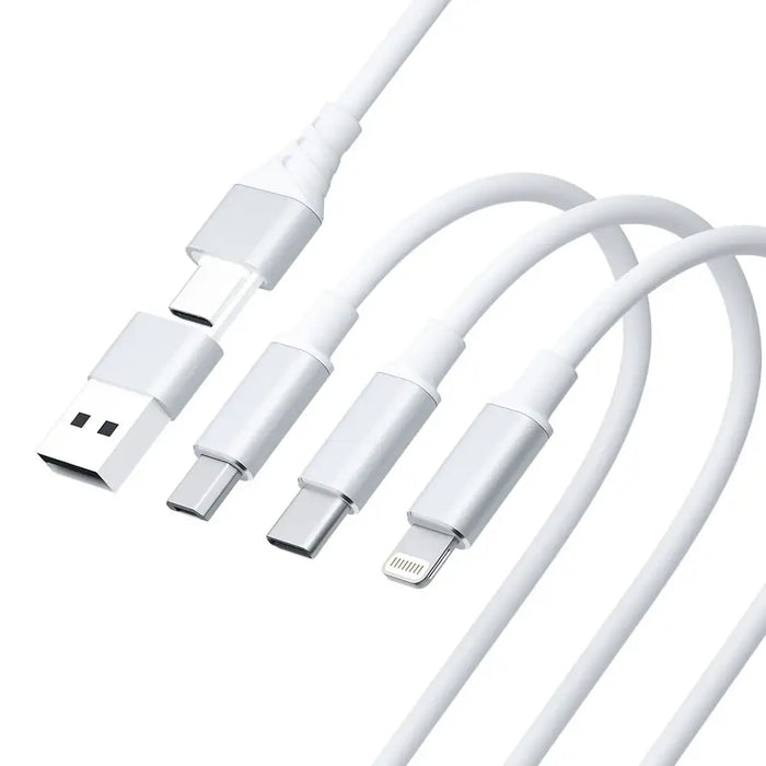 3в1 кабел 3mk Hyper Cable USB-A / USB-C към USB-C