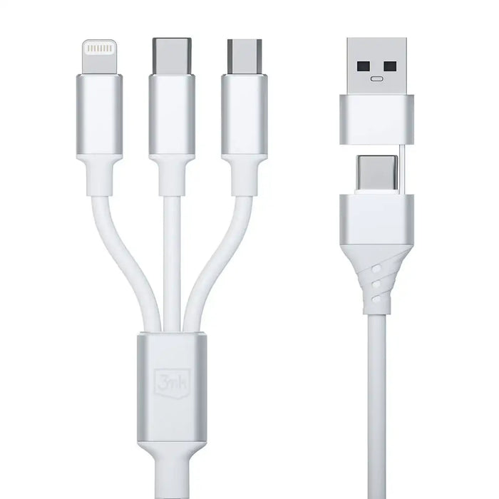 3в1 кабел 3mk Hyper Cable USB-A / USB-C към USB-C