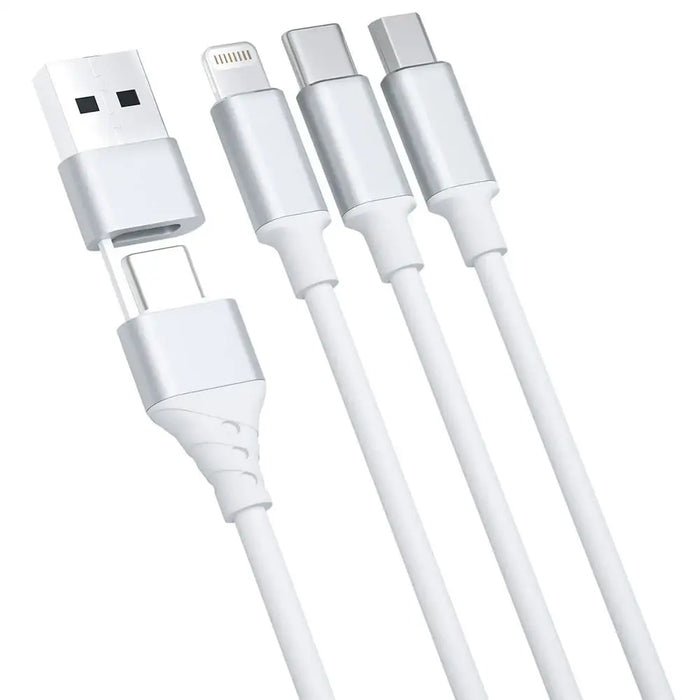 3в1 кабел 3mk Hyper Cable USB-A / USB-C към USB-C