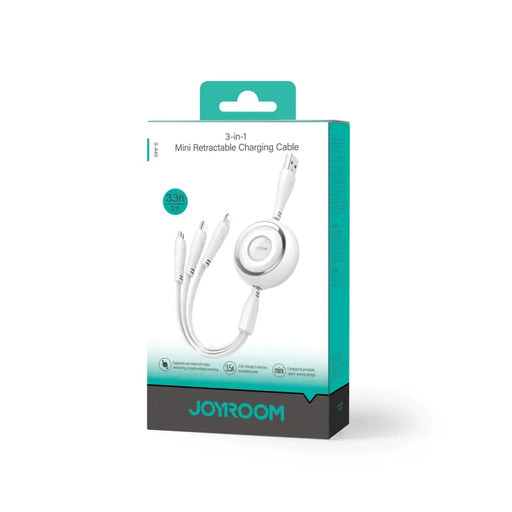 3в1 кабел Joyroom S-A40 Colorful Series USB-A към