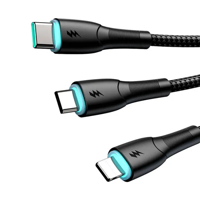 3в1 кабел Joyroom Starry Series USB-A към Lightning / Type-C