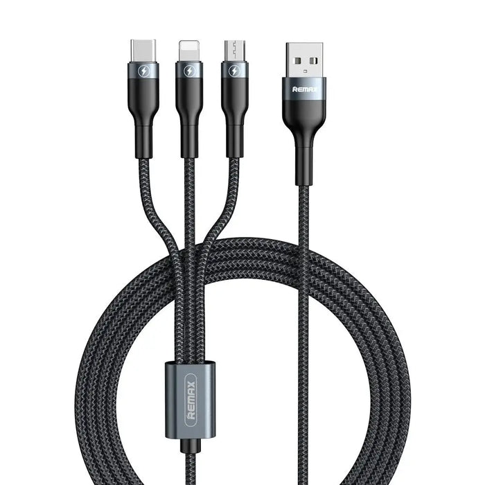 3в1 Кабел Remax Sury 2 Series USB към Lightning