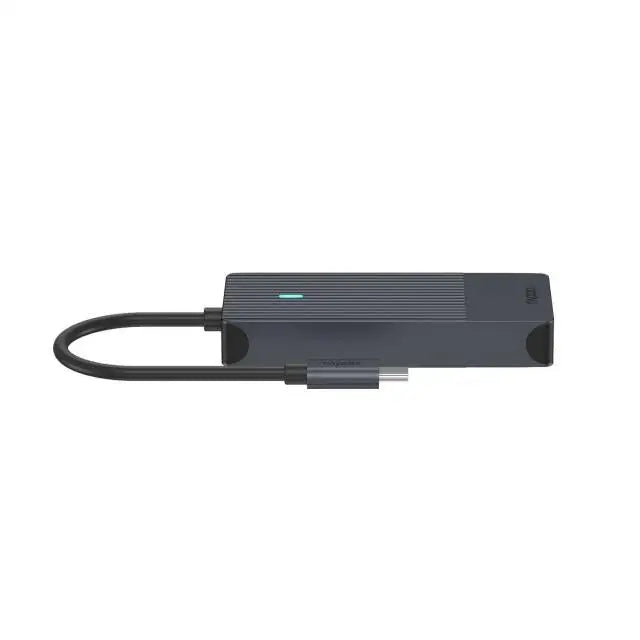 4-портов хъб Rapoo 4 в 1 2 x USB-A 1 x USB-C 1 x HDMI Черен