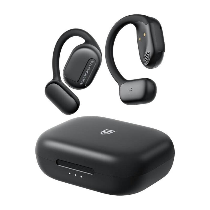 Безжични слушалки Soundpeats GoFree, Bluetooth 5.3, черни