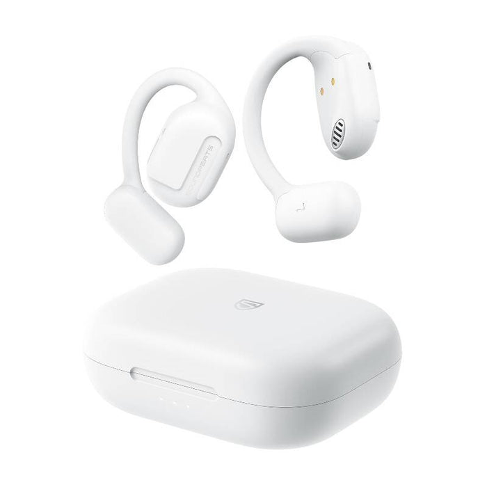 Безжични слушалки Soundpeats GoFree, Bluetooth 5.3, бели