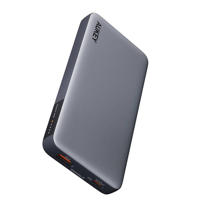 Преносима батерия Aukey PB-Y41, 10000mAh, 30W, сива