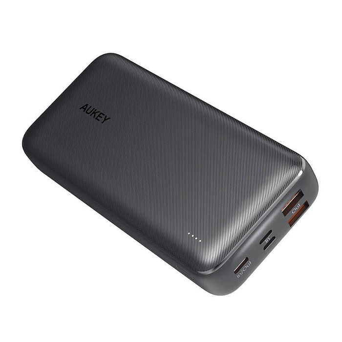 Преносима батерия Aukey PB-N74S, 20000mAh, 20W PD, 22,5W SCP, черна