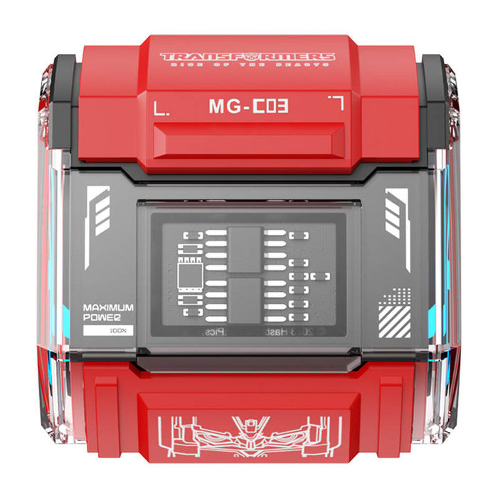 Безжични слушалки Transformers MG-C03, Bluetooth 5.2, червени