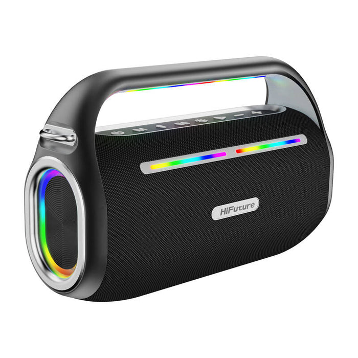 Безжична колонка с микрофон(2бр.) HiFuture Music Box 100, 8000 mAh, 70W, черна