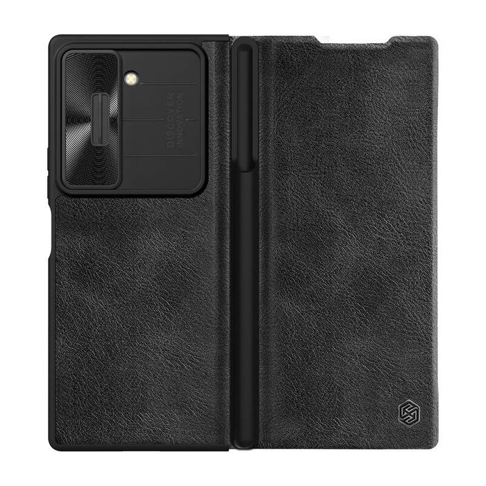 Кейс Nillkin Qin Pro Leather за Samsung Galaxy Z Fold 6 5G, черен