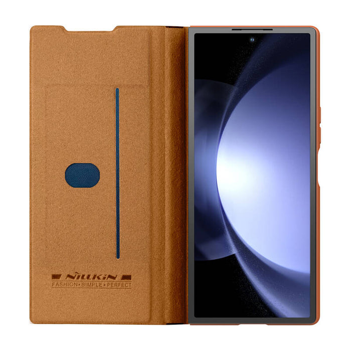 Кейс Nillkin Qin Pro Leather за Samsung Galaxy Z Fold 6 5G, бежов