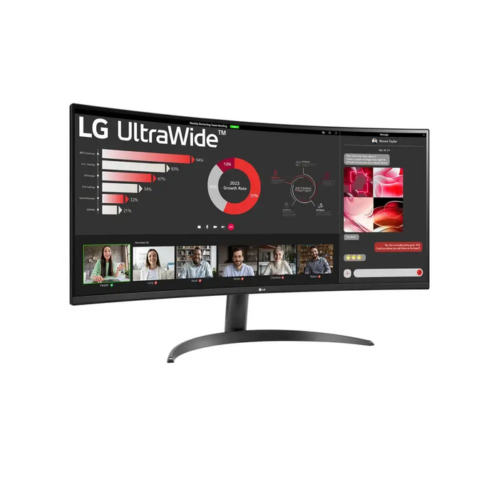 Монитор LG 34WR50QK-B 34’’ UltraWide Curved AG