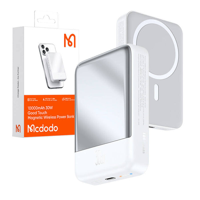 Преносима батерия Mcdodo MC-5930, 10000mAh, 30W, бяла