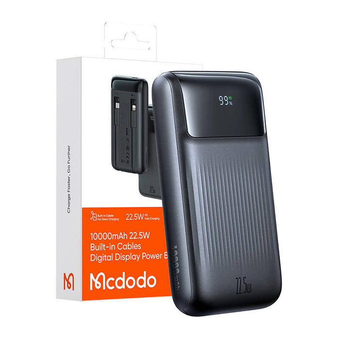 Преносима батерия Mcdodo MC-0241, Digital Dis, 10000mAh, 22,5W, черна