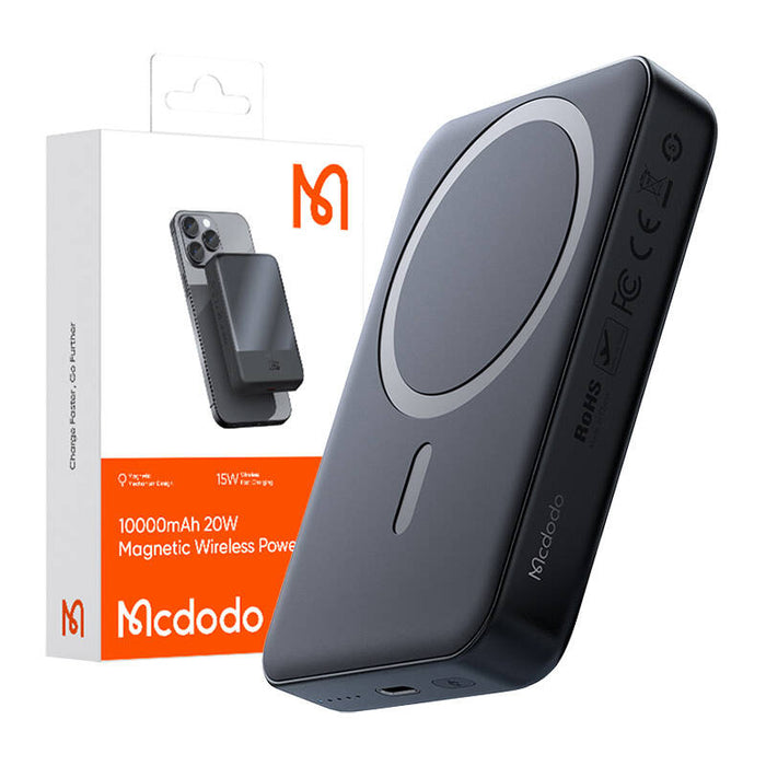 Магнитна преносима батерия Mcdodo MC-4261, 10000mAh, 20W, черна