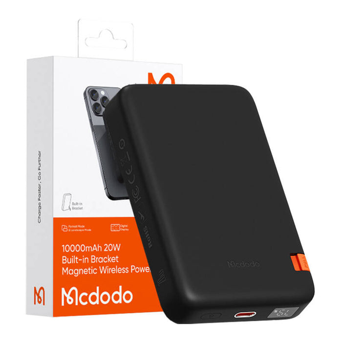 Магнитна преносима батерия Mcdodo MC-5101, 10000mAh, 20W, черна