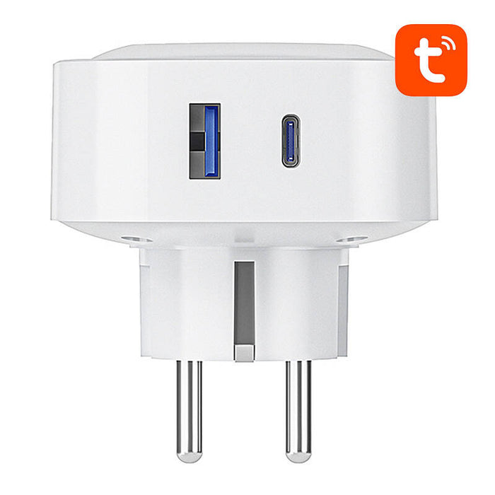 Смарт контакт Gosund SP6 16A, USB-C, 20W, Tuya, WiFi/Bluetooth